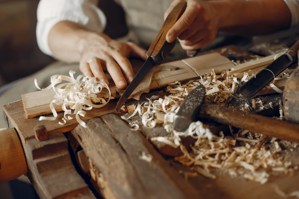 historia de la carpintería de madera